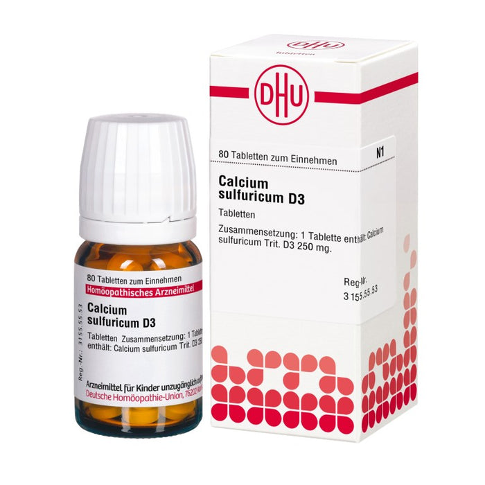Calcium sulfuricum D3 DHU Tabletten, 80 pcs. Tablets