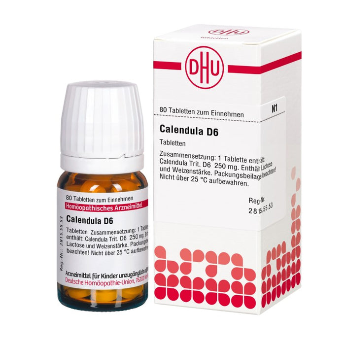 Calendula D6 DHU Tabletten, 80 pcs. Tablets