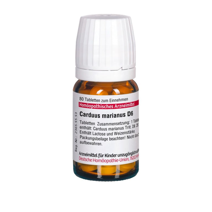 DHU Carduus marianus D6 Tabletten, 80 pcs. Tablets