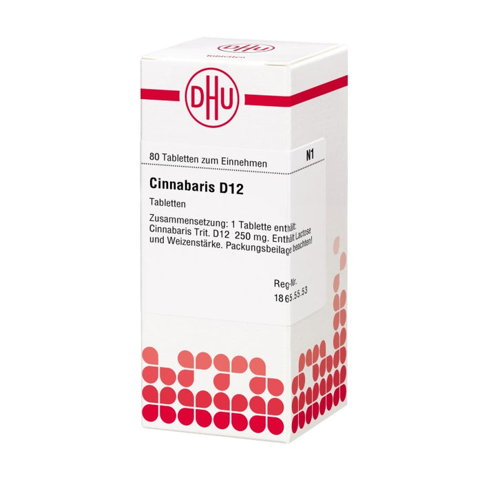 Cinnabaris D12 DHU Tabletten, 80 pcs. Tablets