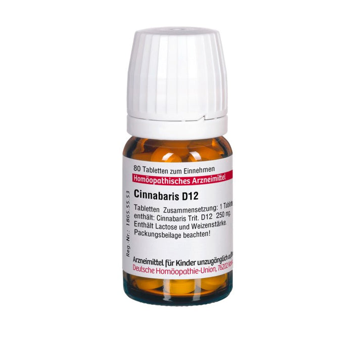 Cinnabaris D12 DHU Tabletten, 80 pcs. Tablets