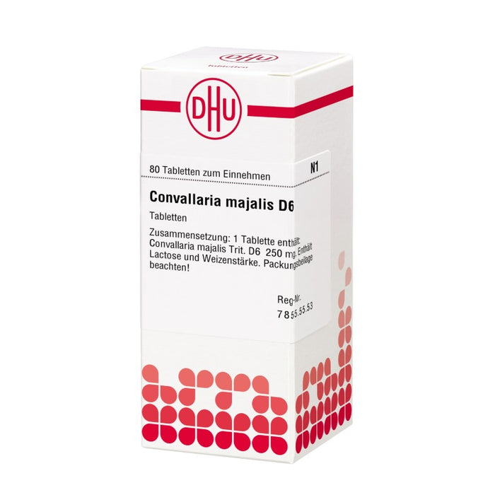 Convallaria majalis D6 DHU Tabletten, 80 pc Tablettes