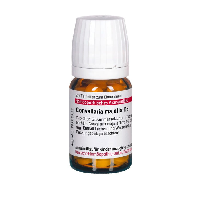 Convallaria majalis D6 DHU Tabletten, 80 pc Tablettes