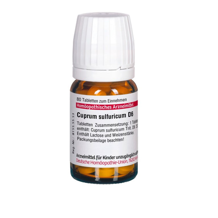 Cuprum sulfuricum D6 DHU Tabletten, 80 pcs. Tablets