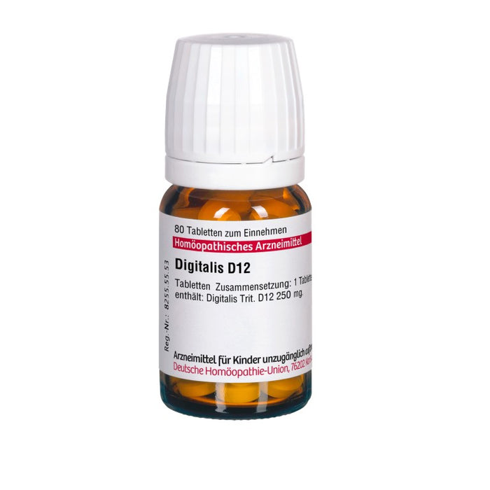 Digitalis D12 DHU Tabletten, 80 pcs. Tablets