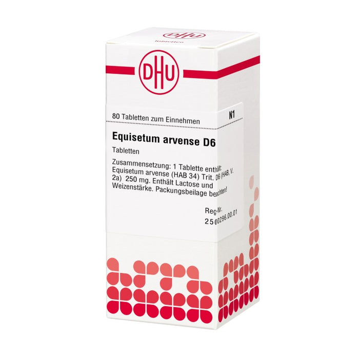 Equisetum arvense D6 DHU Tabletten, 80 pcs. Tablets