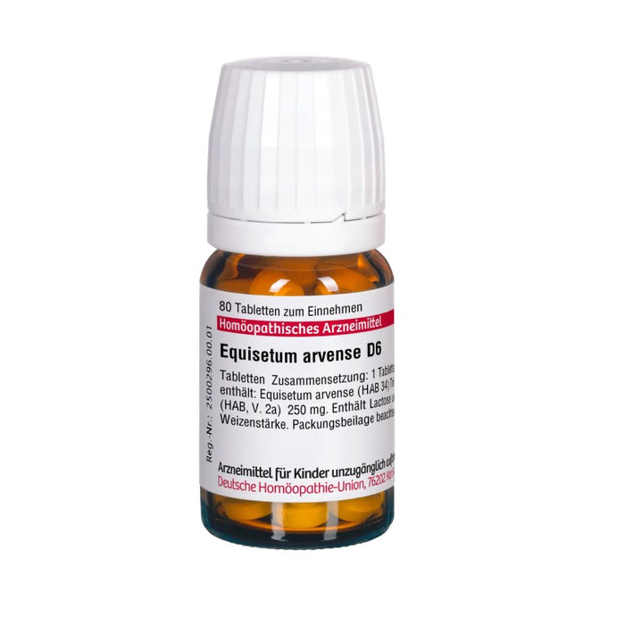 Equisetum arvense D6 DHU Tabletten, 80 pc Tablettes