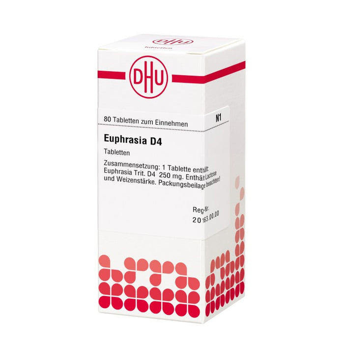 Euphrasia D4 DHU Tabletten, 80 pcs. Tablets