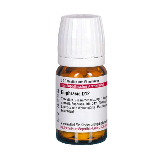 Euphrasia D12 DHU Tabletten, 80 pcs. Tablets