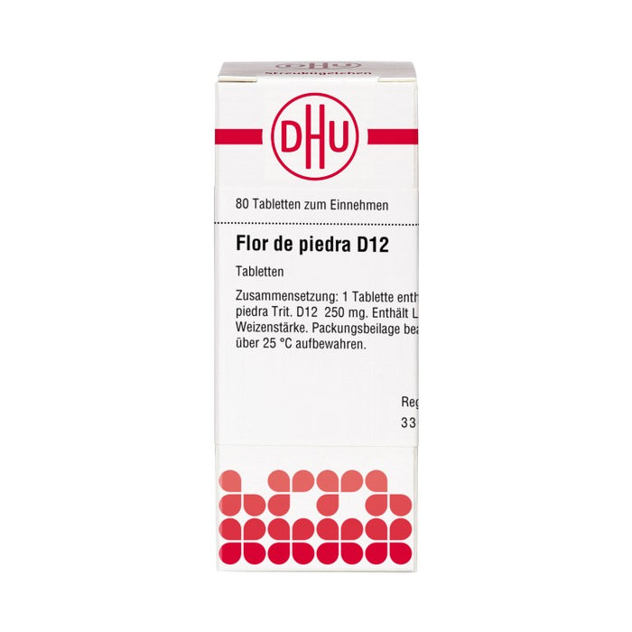 Flor de Piedra D12 DHU Tabletten, 80 St. Tabletten