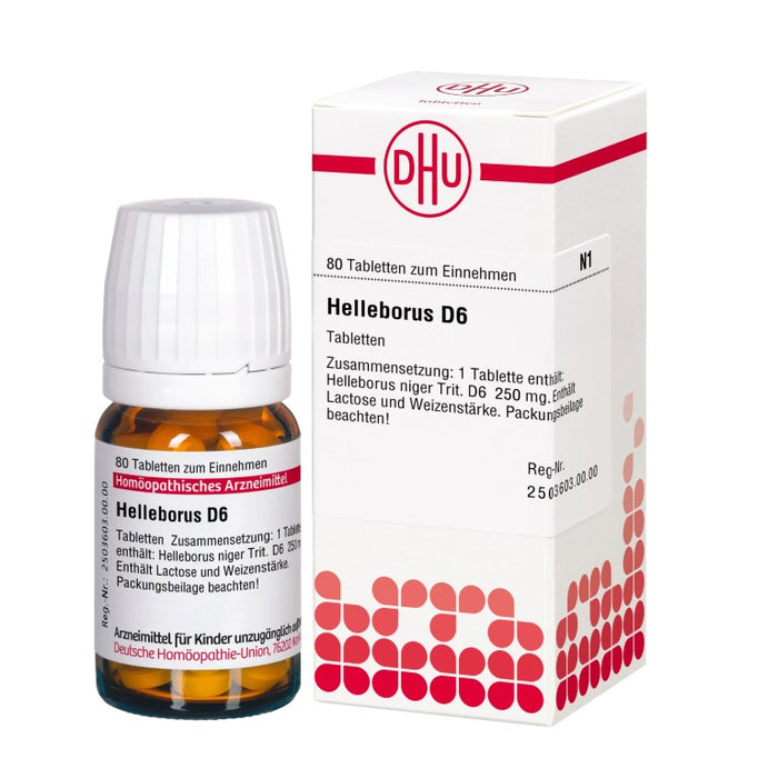 Helleborus D6 DHU Tabletten, 80 pc Tablettes