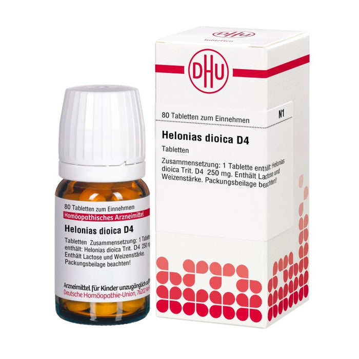 Helonias dioica D4 DHU Tabletten, 80 pcs. Tablets