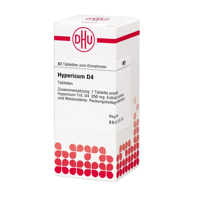 Hypericum D4 DHU Tabletten, 80 pcs. Tablets