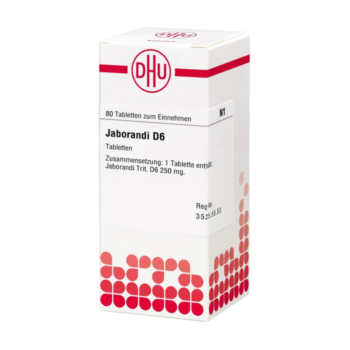 Jaborandi D6 DHU Tabletten, 80 pc Tablettes