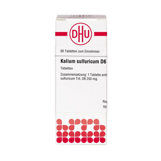DHU Kalium sulfuricum D6 Tabletten, 80 St. Tabletten