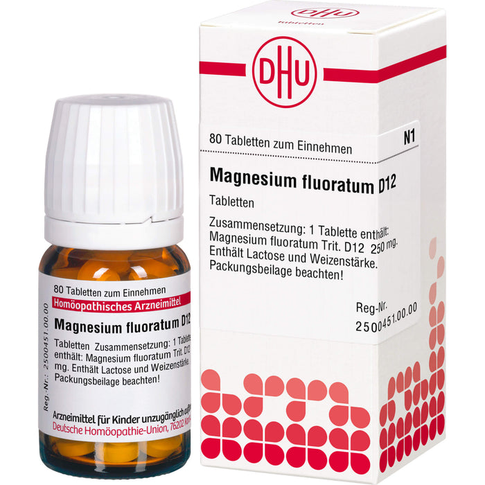 Magnesium fluoratum D12 DHU Tabletten, 80 pc Tablettes