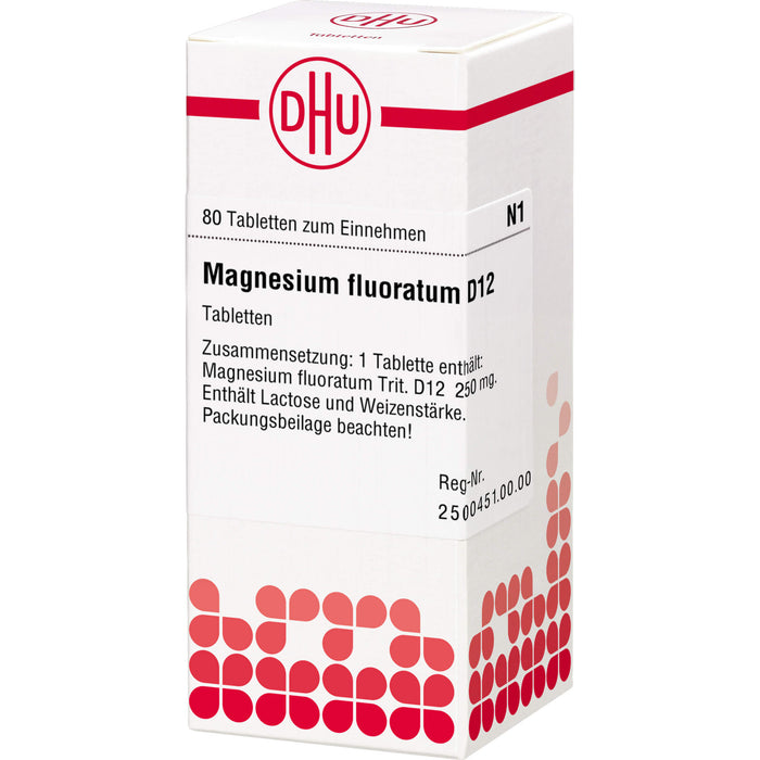 Magnesium fluoratum D12 DHU Tabletten, 80 pc Tablettes