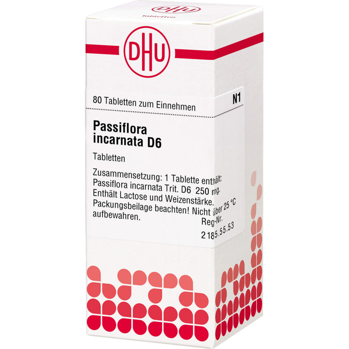 Passiflora incarnata D6 DHU Tabletten, 80 St. Tabletten
