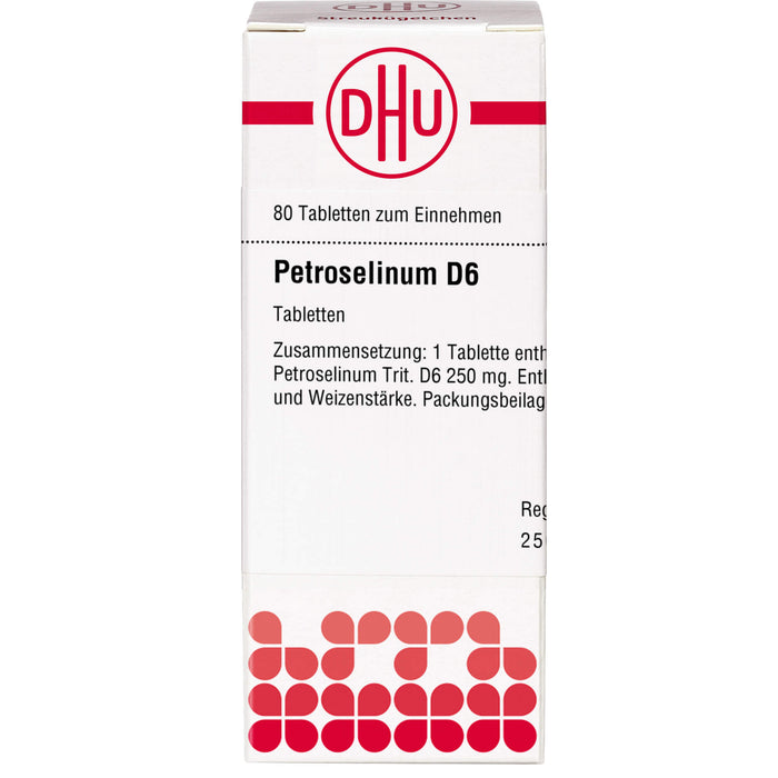 Petroselinum D6 DHU Tabletten, 80 St. Tabletten