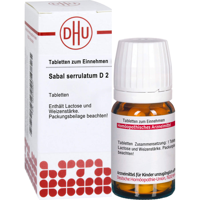 Sabal serrulatum D2 DHU Tabletten, 80 pc Tablettes