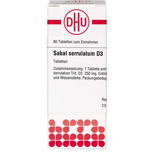 Sabal serrulatum D3 DHU Tabletten, 80 St. Tabletten