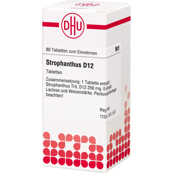 Strophanthus D12 DHU Tabletten, 80 pcs. Tablets