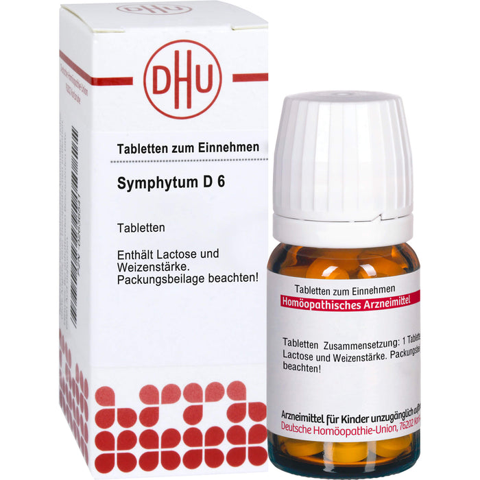 Symphytum D6 DHU Tabletten, 80 pc Tablettes
