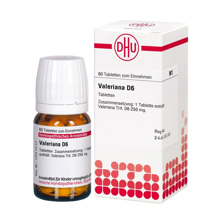 Valeriana D6 DHU Tabletten, 80 pcs. Tablets