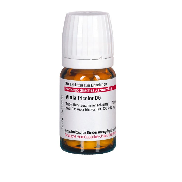 Viola tricolor D6 DHU Tabletten, 80 pcs. Tablets