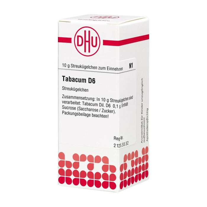 DHU Tabacum D6 Streukügelchen, 10 g Globules