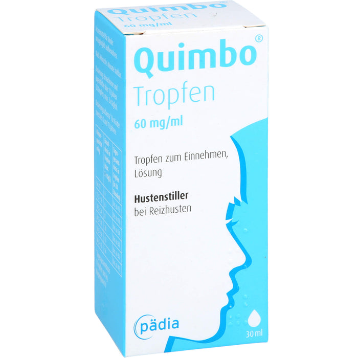 Quimbo Tropfen Hustenstiller bei Reizhusten, 30 ml Solution