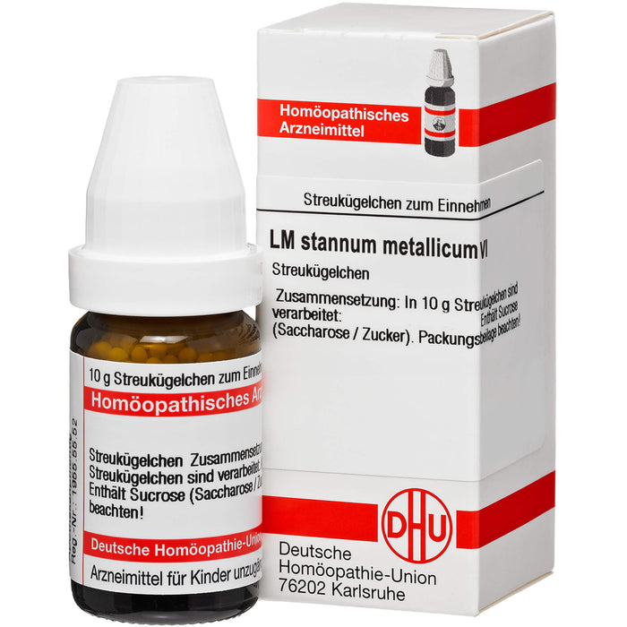 Stannum metallicum LM VI DHU Globuli, 5 g Globules