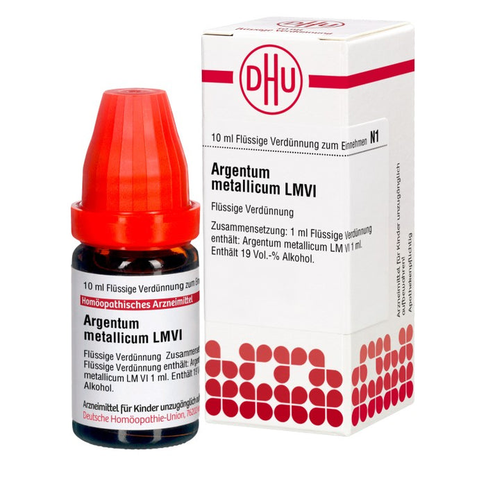 Argentum metallicum LM VI DHU Dilution, 10 ml Solution