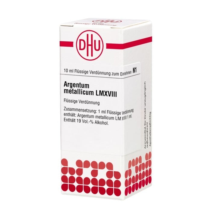 Argentum metallicum LM XVIII DHU Dilution, 10 ml Solution