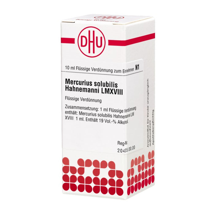 Mercurius solubilis Hahnemanni LM XVIII Dilution, 10 ml Solution