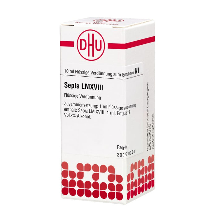 DHU Sepia LM XVIII Dilution, 10 ml Solution