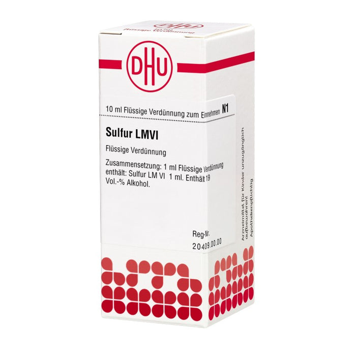 DHU Sulfur LM VI Dilution, 10 ml Solution