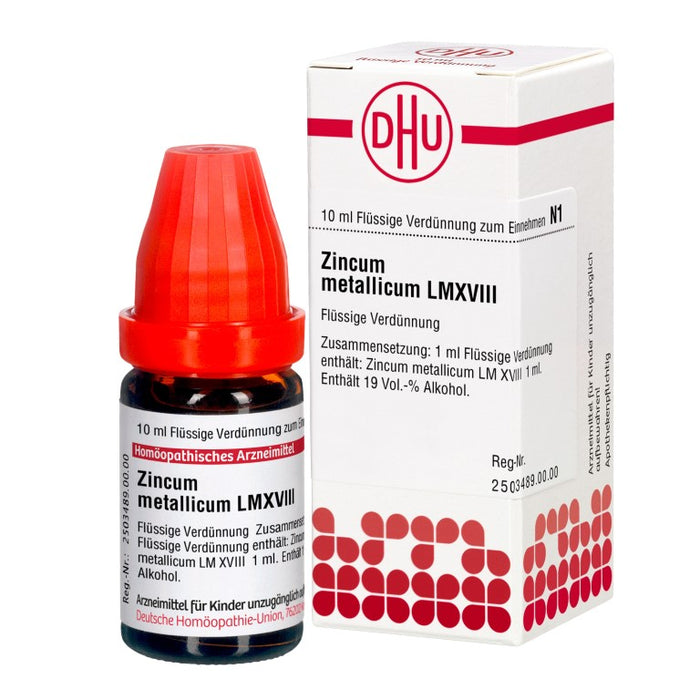 Zincum metallicum LM XVIII DHU Dilution, 10 ml Solution
