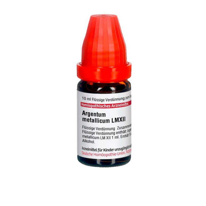 Argentum metallicum LM XII DHU Dilution, 10 ml Solution