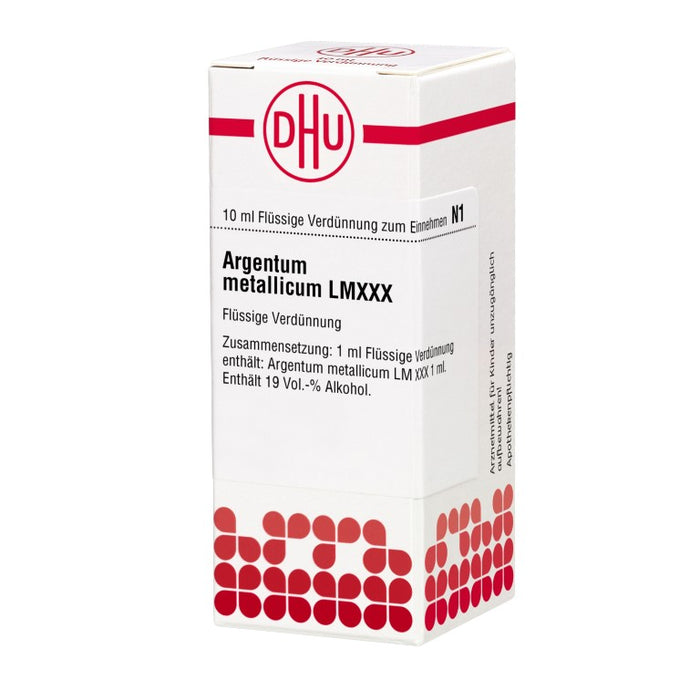 Argentum metallicum LM XXX DHU Dilution, 10 ml Solution