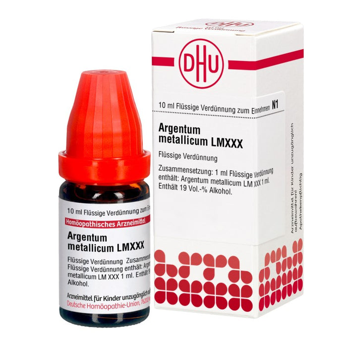 Argentum metallicum LM XXX DHU Dilution, 10 ml Solution