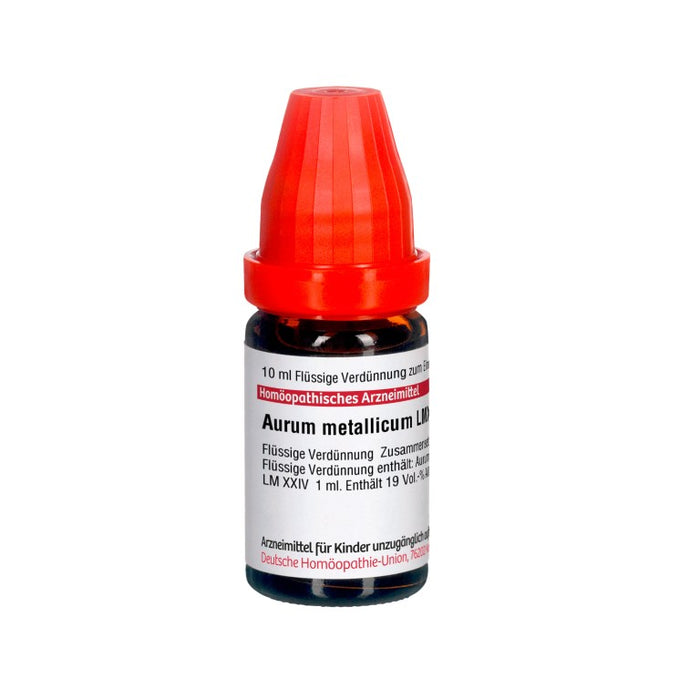 Aurum metallicum LM XXIV DHU Dilution, 10 ml Solution