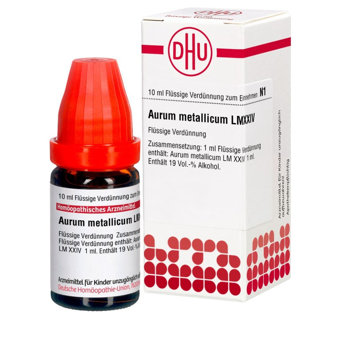 Aurum metallicum LM XXIV DHU Dilution, 10 ml Solution