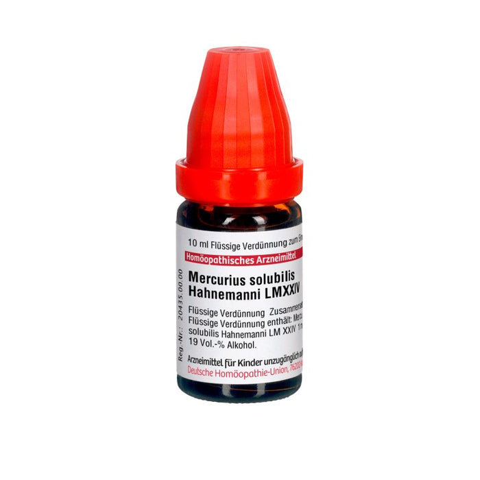 Mercurius solubilis Hahnemanni LM XXIV DHU Dilution, 10 ml Solution