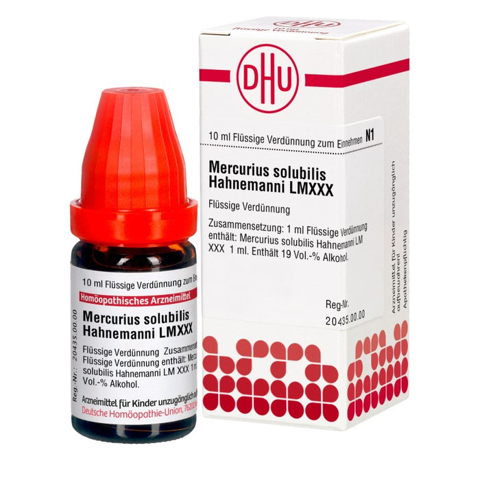 Mercurius solubilis Hahnemanni LM XXX DHU Dilution, 10 ml Solution
