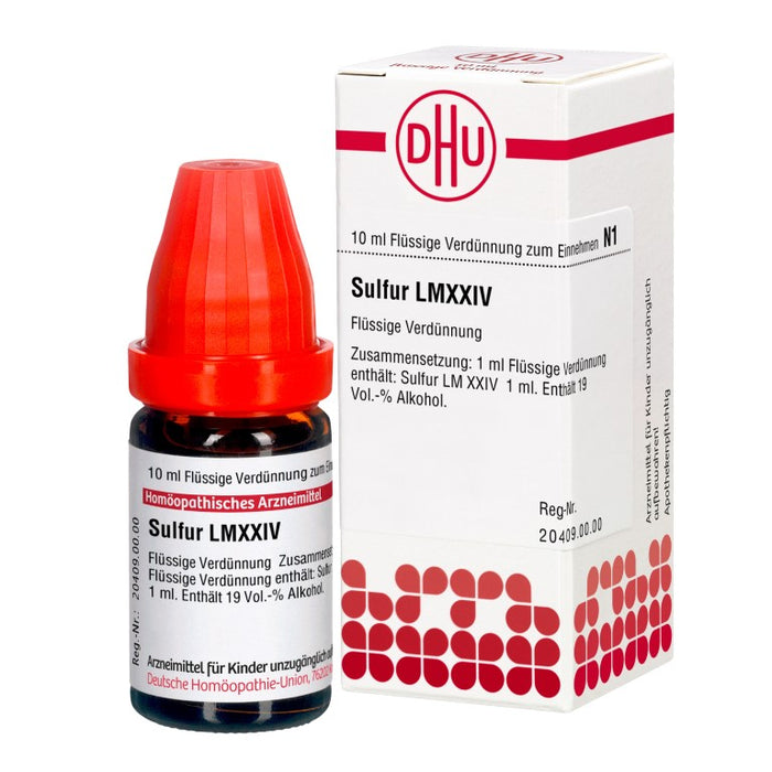 Sulfur LM XXIV DHU Dilution, 10 ml Solution