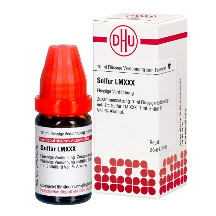 Sulfur LM XXX DHU Dilution, 10 ml Solution