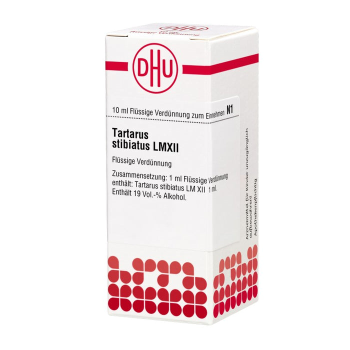Tartarus stibiatus LM XII DHU Dilution, 10 ml Solution