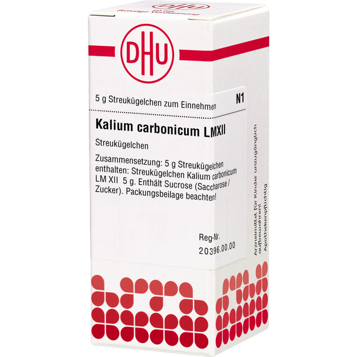 Kalium carbonicum LM XII DHU Globuli, 5 g Globules