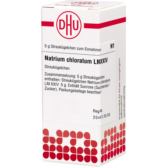 Natrium chloratum LM XXIV DHU Globuli, 5 g Globules